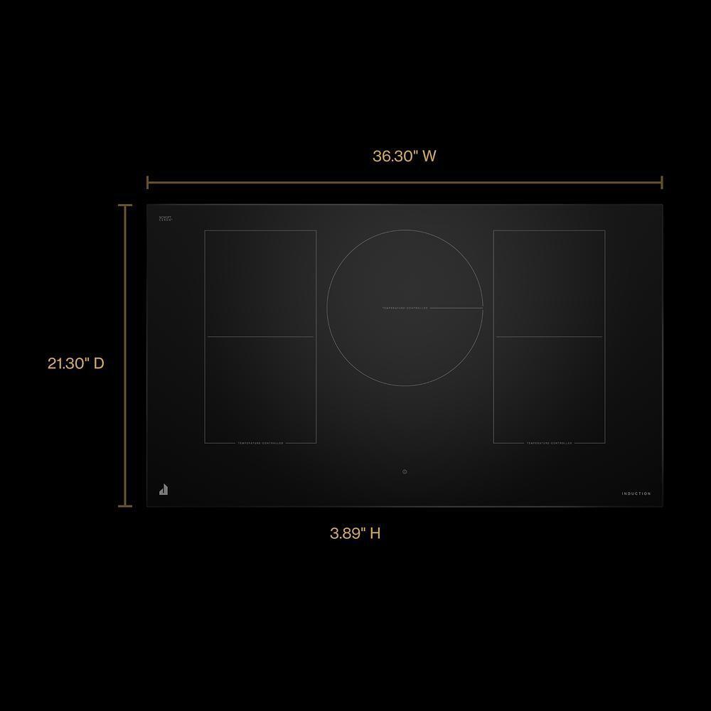 36" Oblivion Smart Induction Cooktop with Temperature-Controlled Cooking
