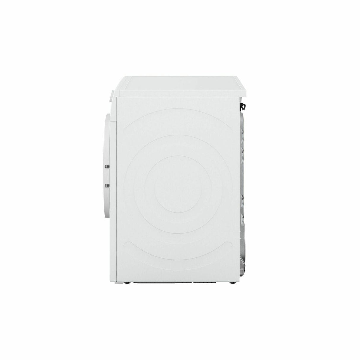 300 Series Cond. Dryer - 208/240V, Cap. 4.0 cu.ft., 15 Cyc.,67 dBA Galv.Drum, White/Door Non-Rev.