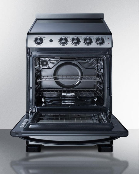 24" Wide Electric Range & Convertible Hood