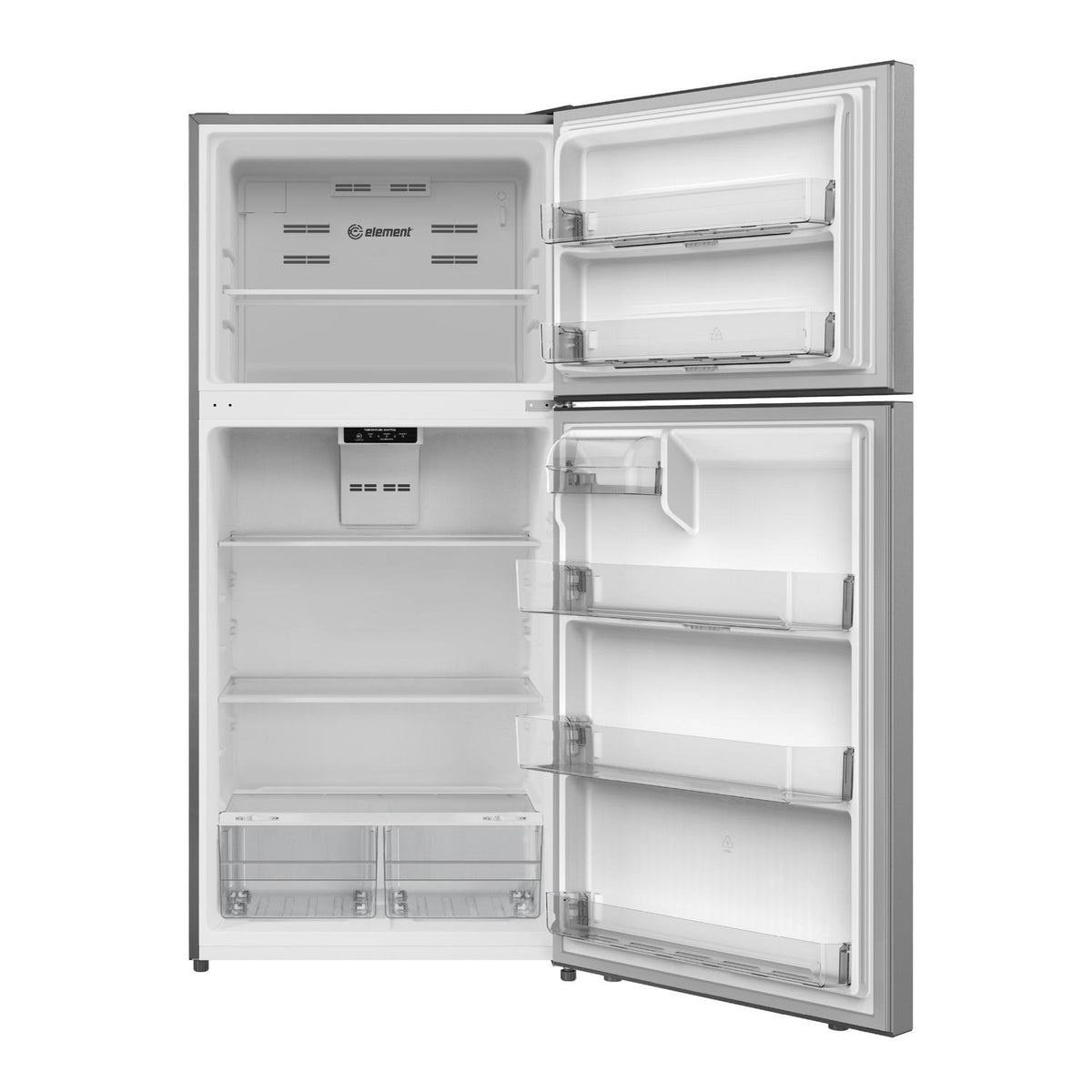 Element 18.2 cu. ft. Top Freezer Refrigerator - Stainless Steel, ENERGY STAR