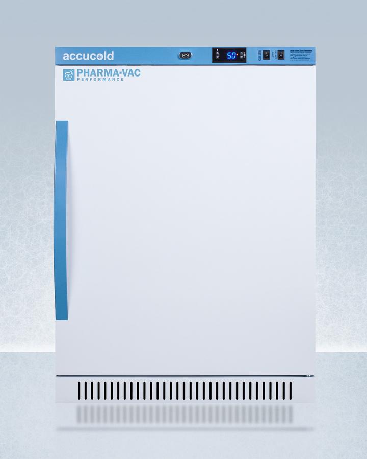 6 CU.FT. ADA Height Vaccine Refrigerator, Certified To Nsf/ansi 456 Vaccine Storage Standard