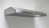 36" under cabinet hood stainless steel