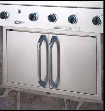 Outdoor Grill Access Door