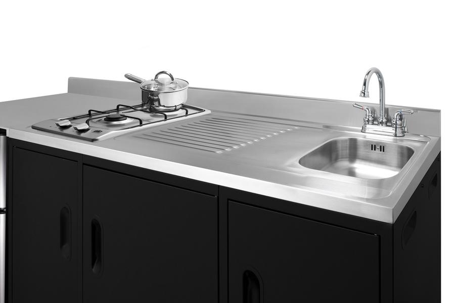 72" Wide All-in-one Kitchenette, ADA Counter Height