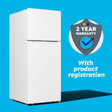 Element Electronics 17.6 cu. ft. Top Freezer Refrigerator, Ice Maker Ready - White, ENERGY STAR (ENR18TFGCW)
