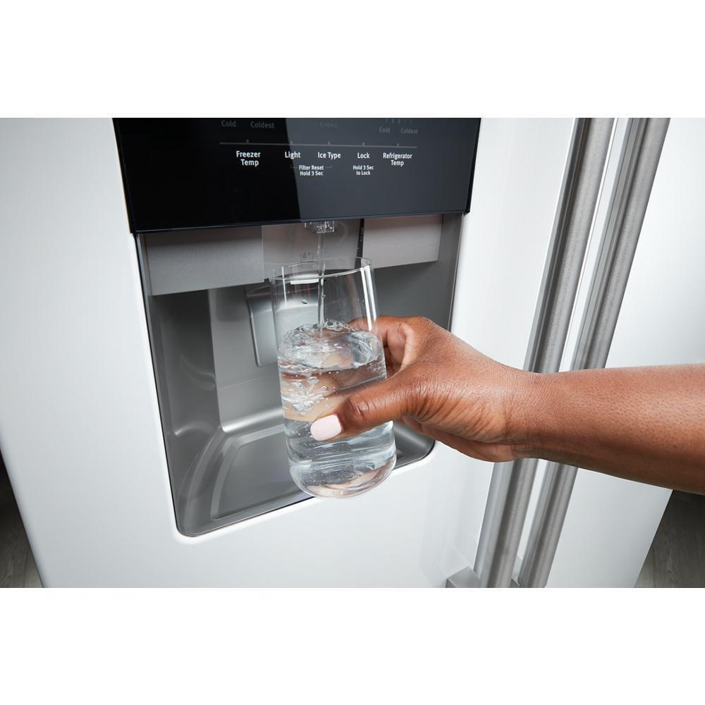 36-Inch Wide Side-by-Side Refrigerator - 25 Cu. Ft.