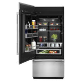 36 Panel-Ready Built-In Bottom-Freezer Refrigerator (Left-Hand Door Swing)