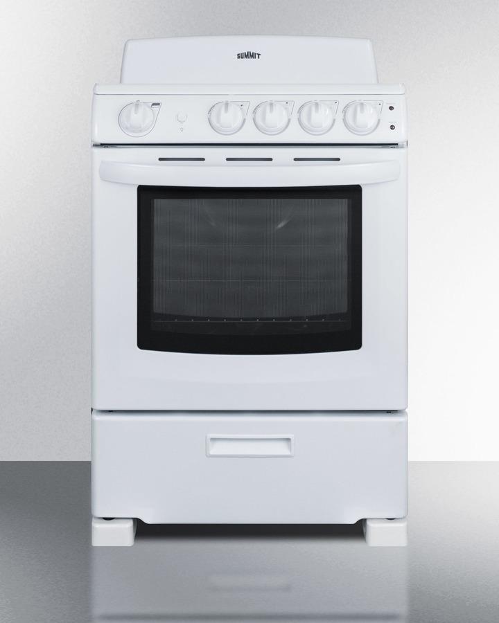 24" Wide Electric Smooth-top Range