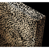18" Elements Collection Eggshell Snakeskin Black Custom Column Panel