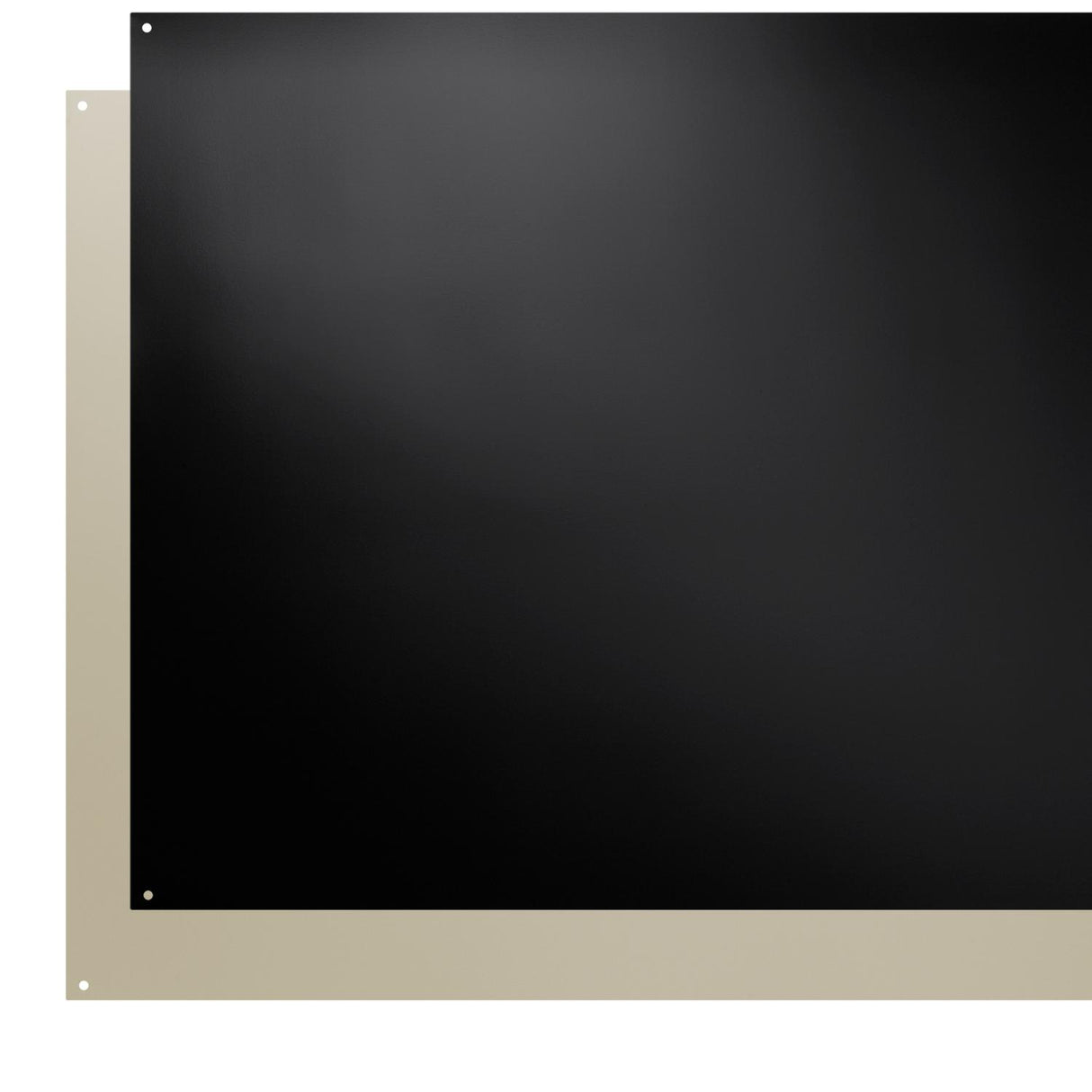 36-Inch wide Backsplash in Reversible Bisque/Black