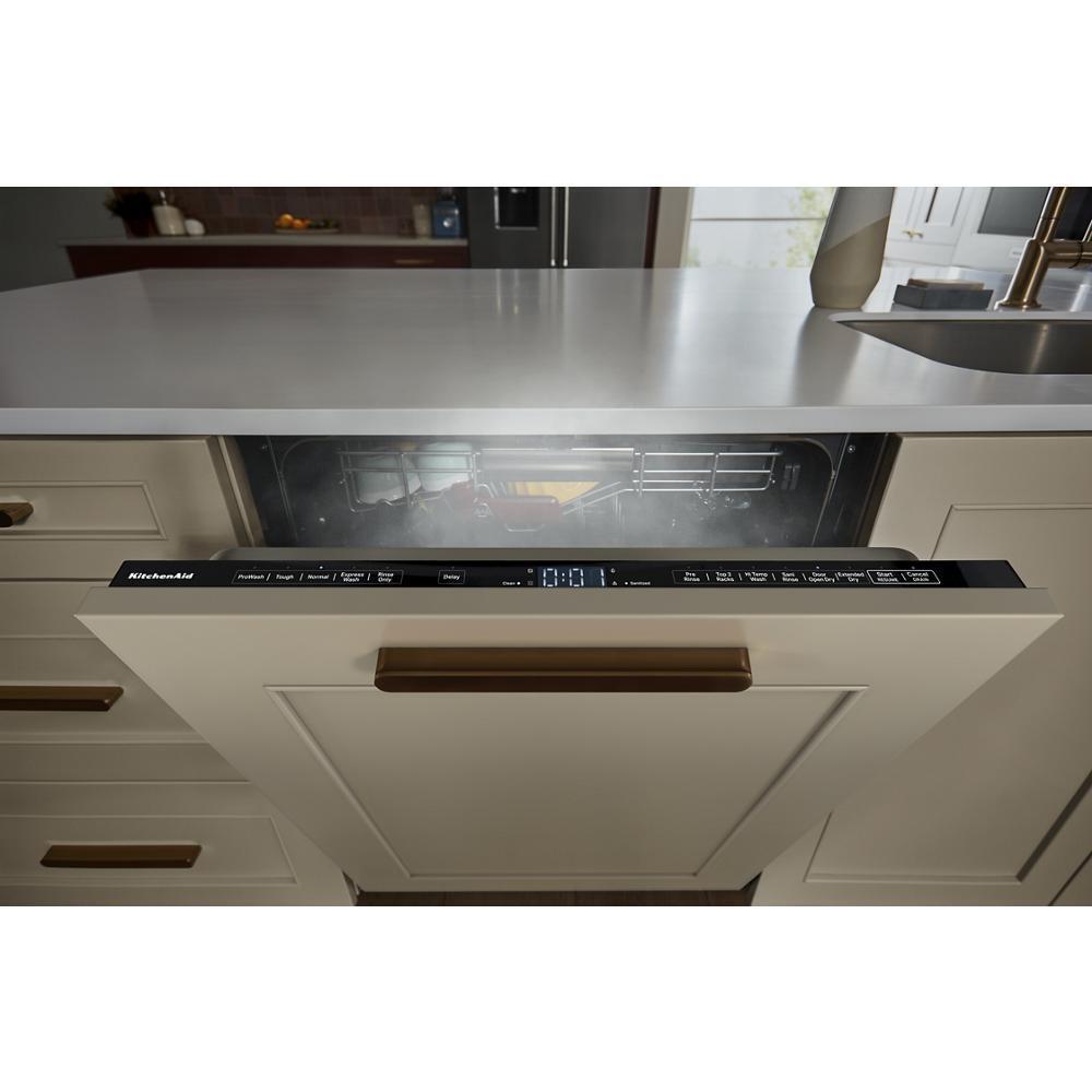 39 dBA Panel-Ready Flush-to-cabinet Dishwasher with FreeFlex™ Fit Third Level Rack