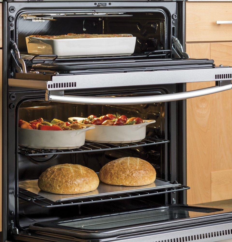 GE Profile™ 30" Free-Standing Electric Double Oven Convection Range