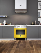 30 inch All Gas Range, 4 Brass Burner Giallo