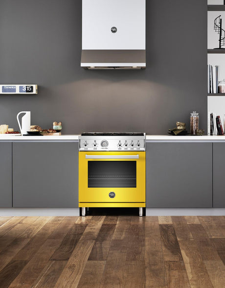 30 inch All Gas Range, 4 Brass Burner Giallo