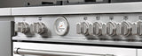36 inch All Gas Range, 5 Burners Stainless Steel