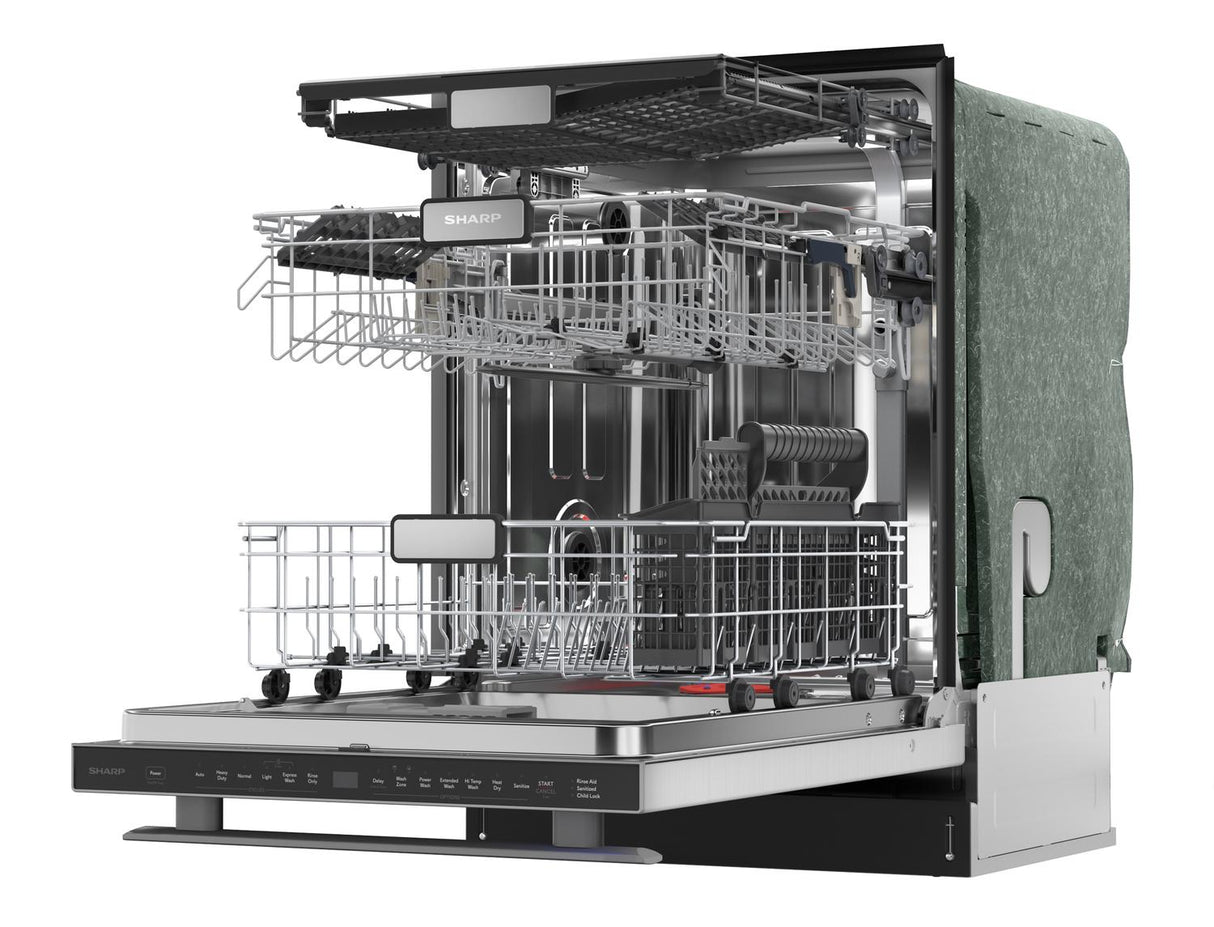 Sharp 24 in. Stainless Steel 47dB Dishwasher