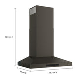 KitchenAid® 30-inch Wall-Mount, 4-Speed Canopy Hood