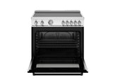 Master 36" Range Induction Manual Clean Nero Black