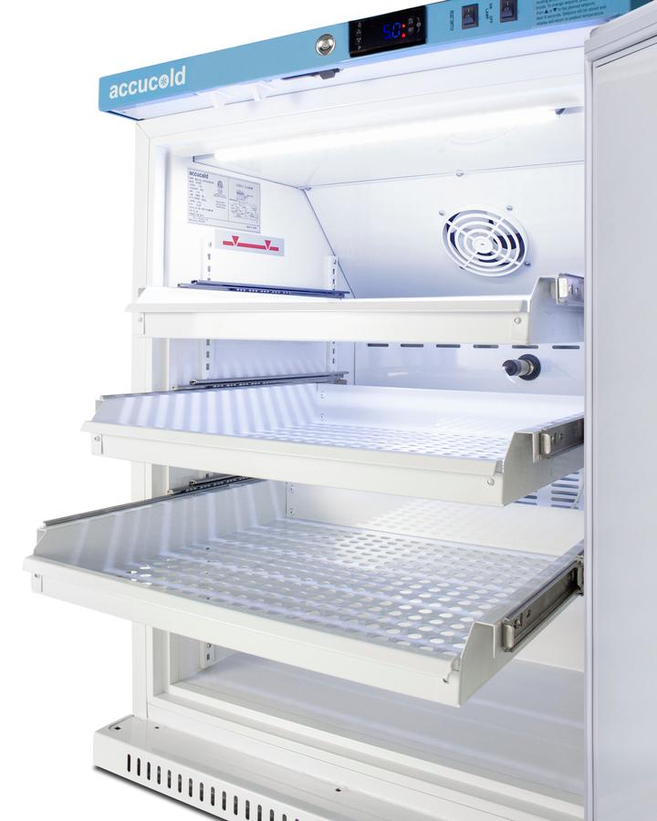 6 CU.FT. ADA Height Vaccine Refrigerator With Removable Drawers