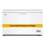 Whirlpool® 16 cu. ft. Convertible Freezer-to-Fridge Chest Freezer with 3 Storage Baskets