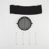 30" Range Hood Recirculation Kit with (1) charcoal filter, (1) black vent cover and (4) mounting brackets