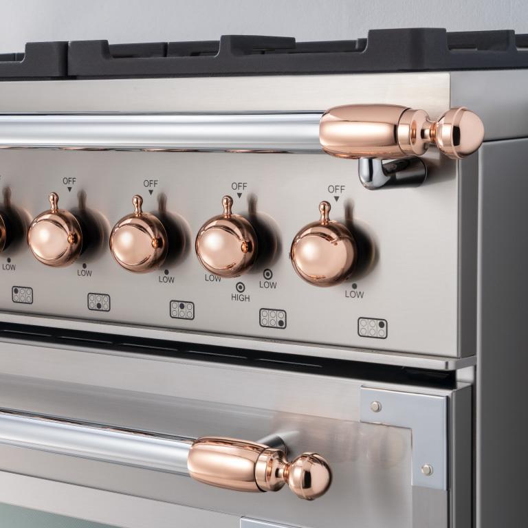 Copper decor set for Range and Hood Copper