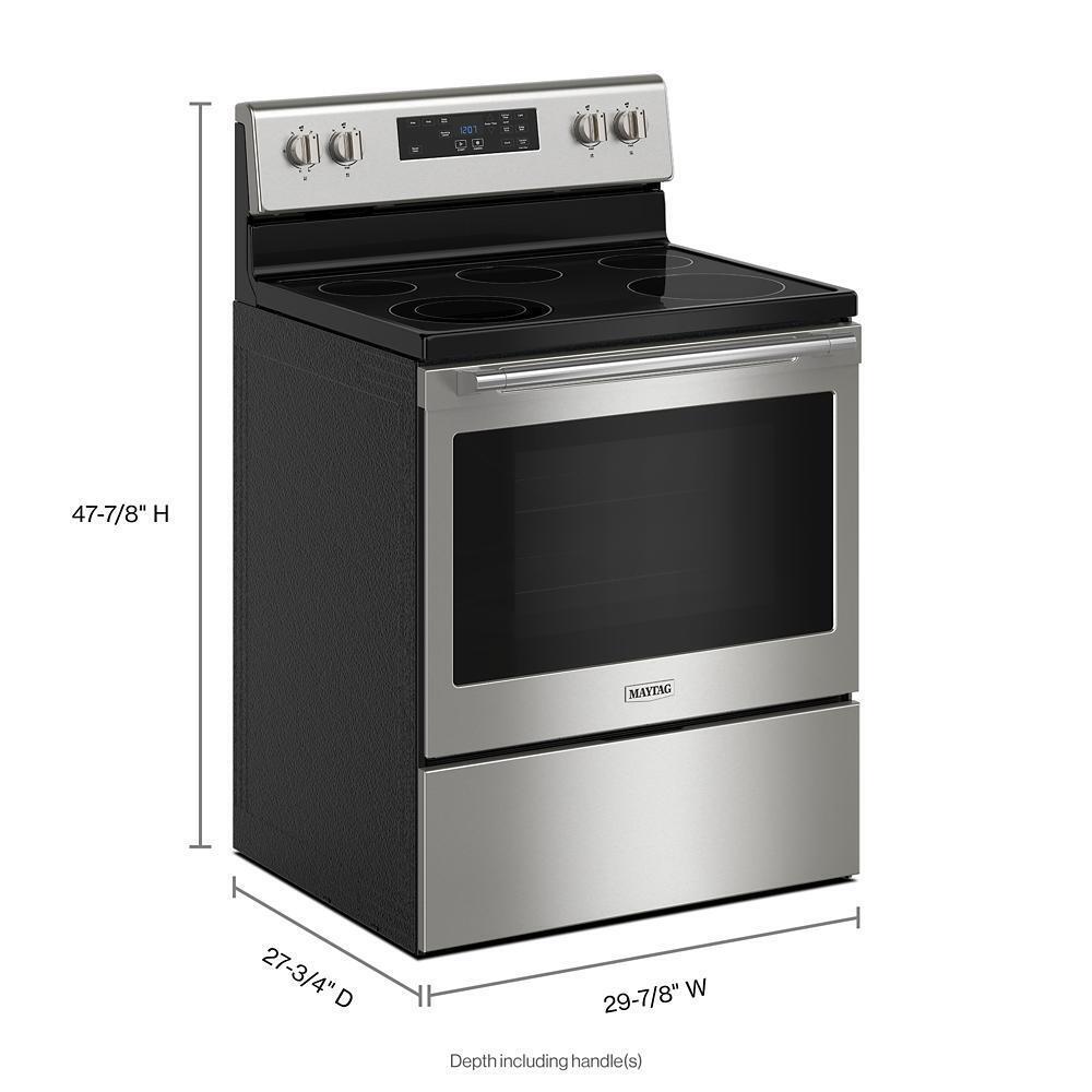 30-inch Wide Electric Range with Steam Clean - 5.3 cu. ft.