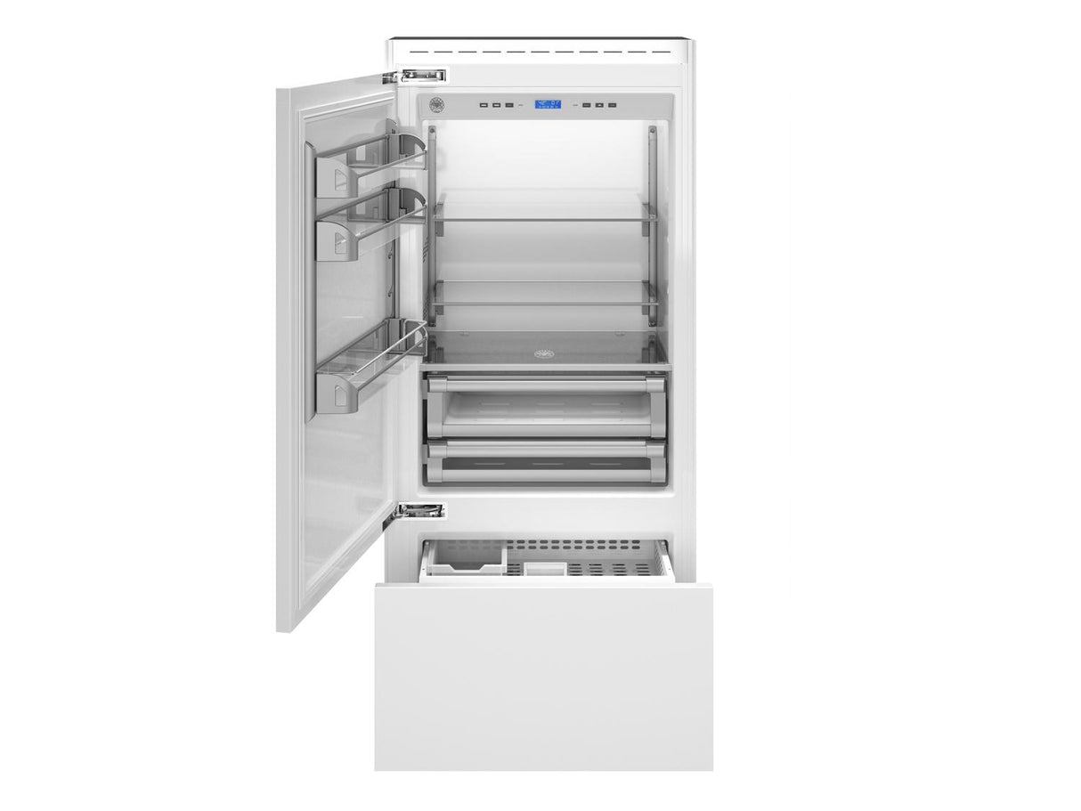 36" Built-in refrigerator - Panel ready - Left swing door