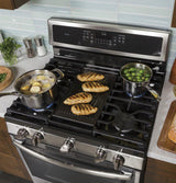 GE Profile™ 30" Free-Standing Gas Convection Range