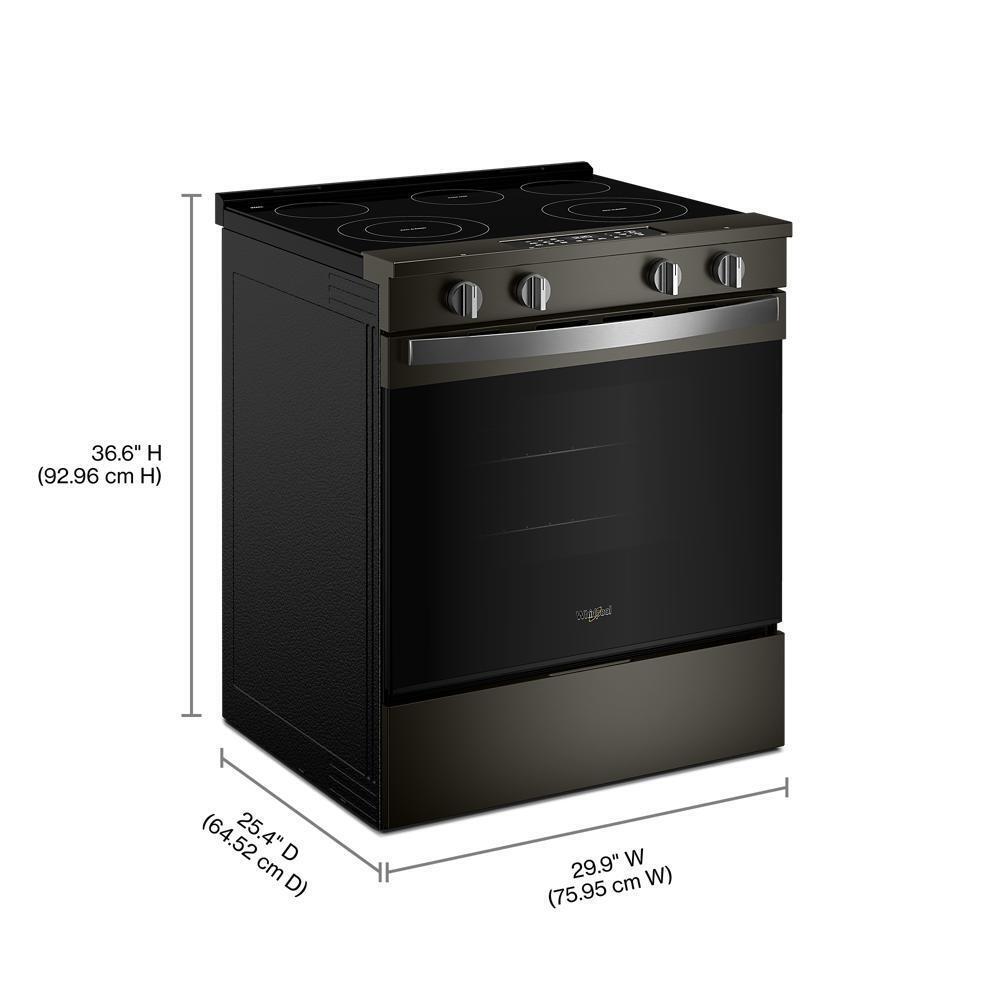 30-inch Electric Smart Range with Air Cooking Technology and Steam Clean