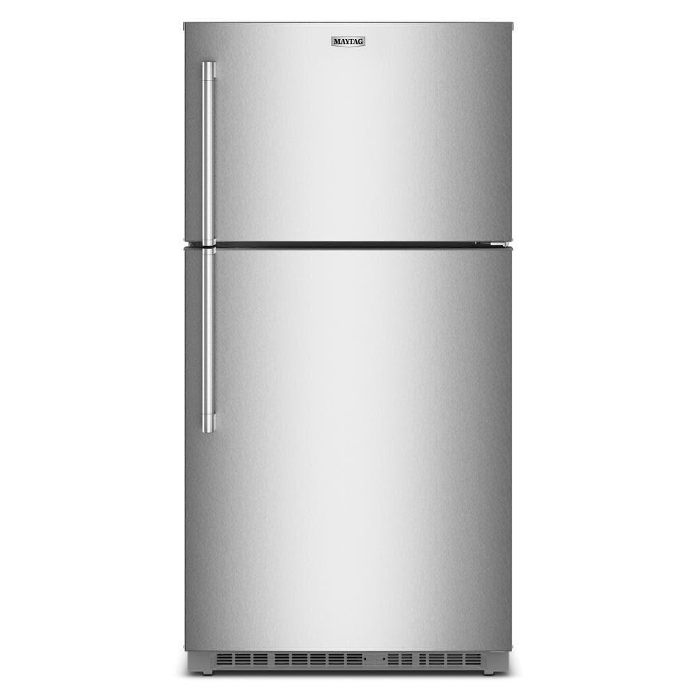 33-Inch Wide Top-Freezer Refrigerator with Factory-Installed Ice Maker-21 Cu. Ft.