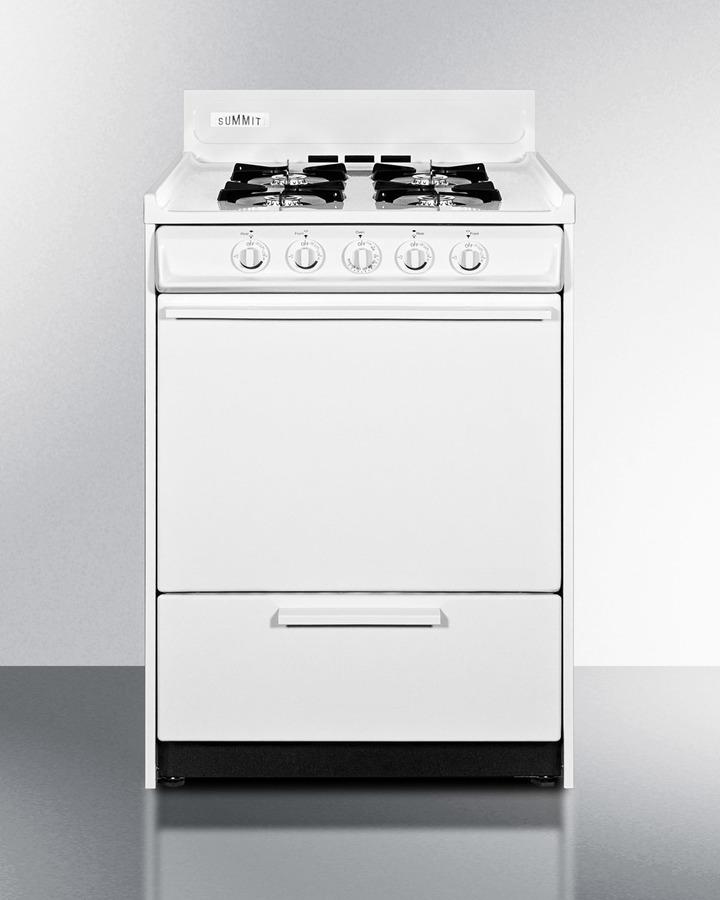 24" Wide Gas Range