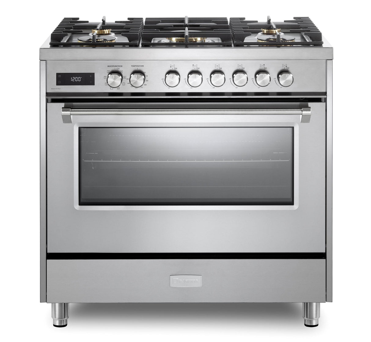 Verona Ultima 36" Dual Fuel Range - Stainless Steel