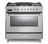 Verona Ultima 36" Dual Fuel Range - Stainless Steel
