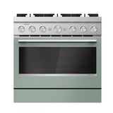 36-Inch 6 Burner Commercial-Style Dual Fuel Range with No Preheat Air Fry Mode