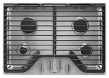 30 inch Gas Cooktop with EZ-2-Lift Hinged Cast-Iron Grates