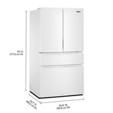 30 Cu. Ft. Family-Sized Capacity French door refrigerator with Flexible Tempearture Drawer