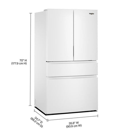 30 Cu. Ft. Family-Sized Capacity French door refrigerator with Flexible Tempearture Drawer