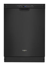 Stainless steel dishwasher with third level rack