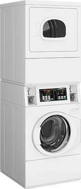 Stack Washer/Dryer Gas Coin-Operated