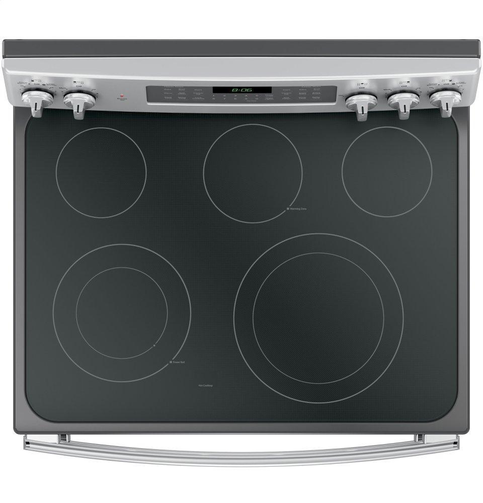 GE® 30" Free-Standing Electric Double Oven Convection Range