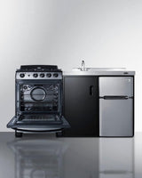 63" Wide All-in-one Kitchenette With Gas Range