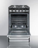 20" Wide Gas Range