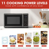 Sharp 1.4 cu. ft. 1100W Black Stainless Steel Countertop Microwave Oven