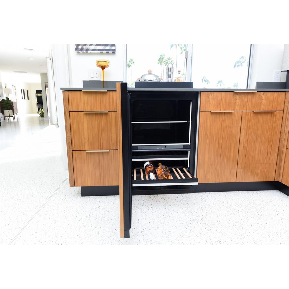 Panel-Ready 24" Built-In Undercounter Beverage Center, Left Swing