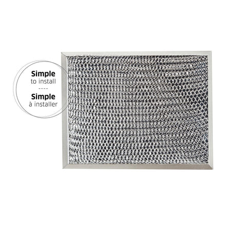Broan-NuTone® Genuine Replacement Charcoal Filter for Ductless Range Hoods, 8-3/4" x 10-1/2", Fits Select Models