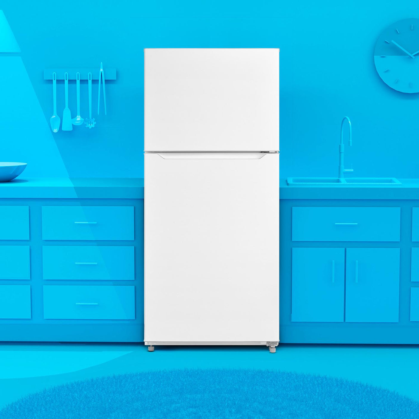 Element Electronics 14.2 cu. ft. Top Freezer Refrigerator - White, ENERGY STAR (ERT14CSCW)