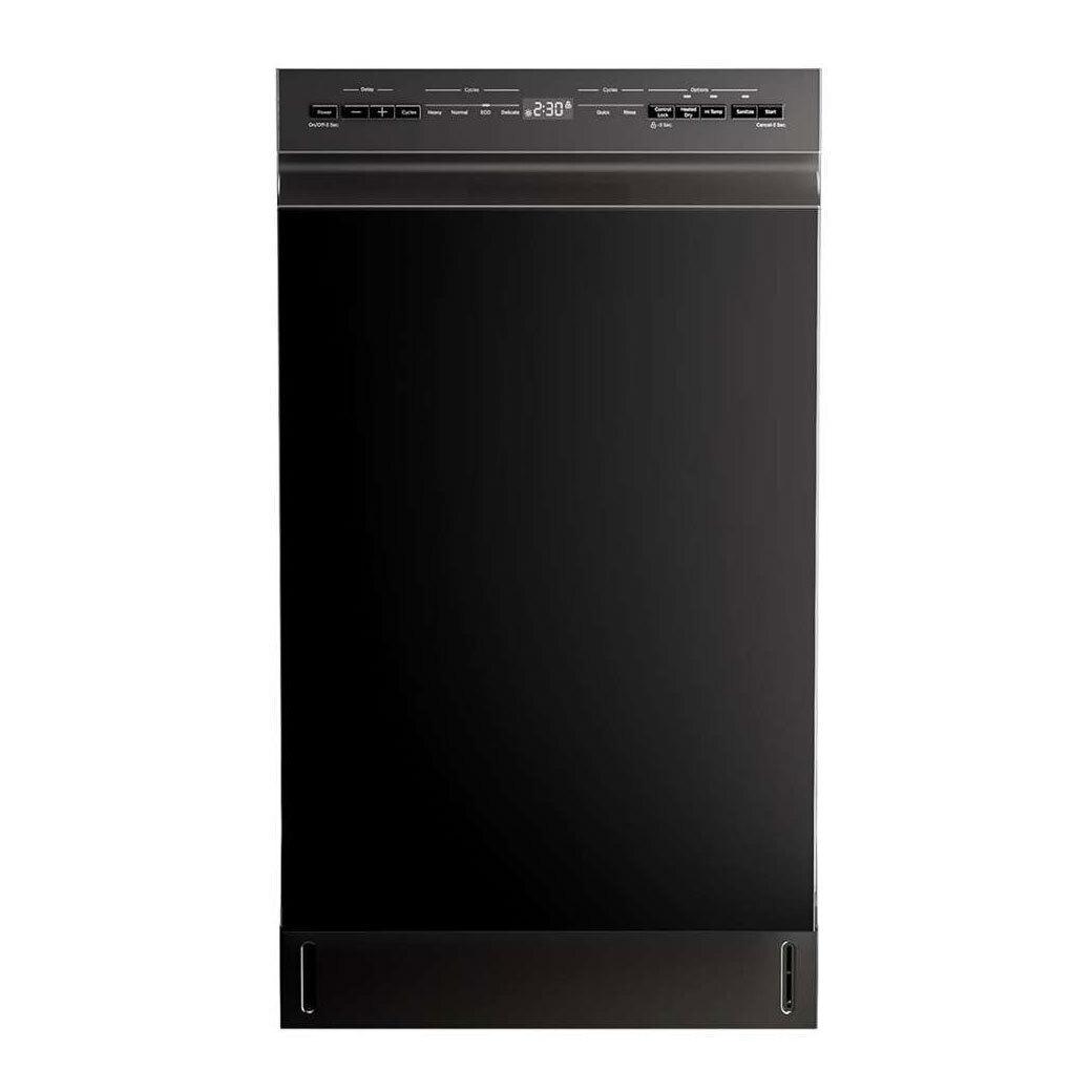 Midea 18" Front Control Dishwasher with Heated Dry