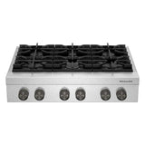 KitchenAid® 36-inch 6-Burner Gas Commercial-Style Rangetop