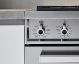 36" Professional Series range - Electric self clean oven - 6 brass burners
